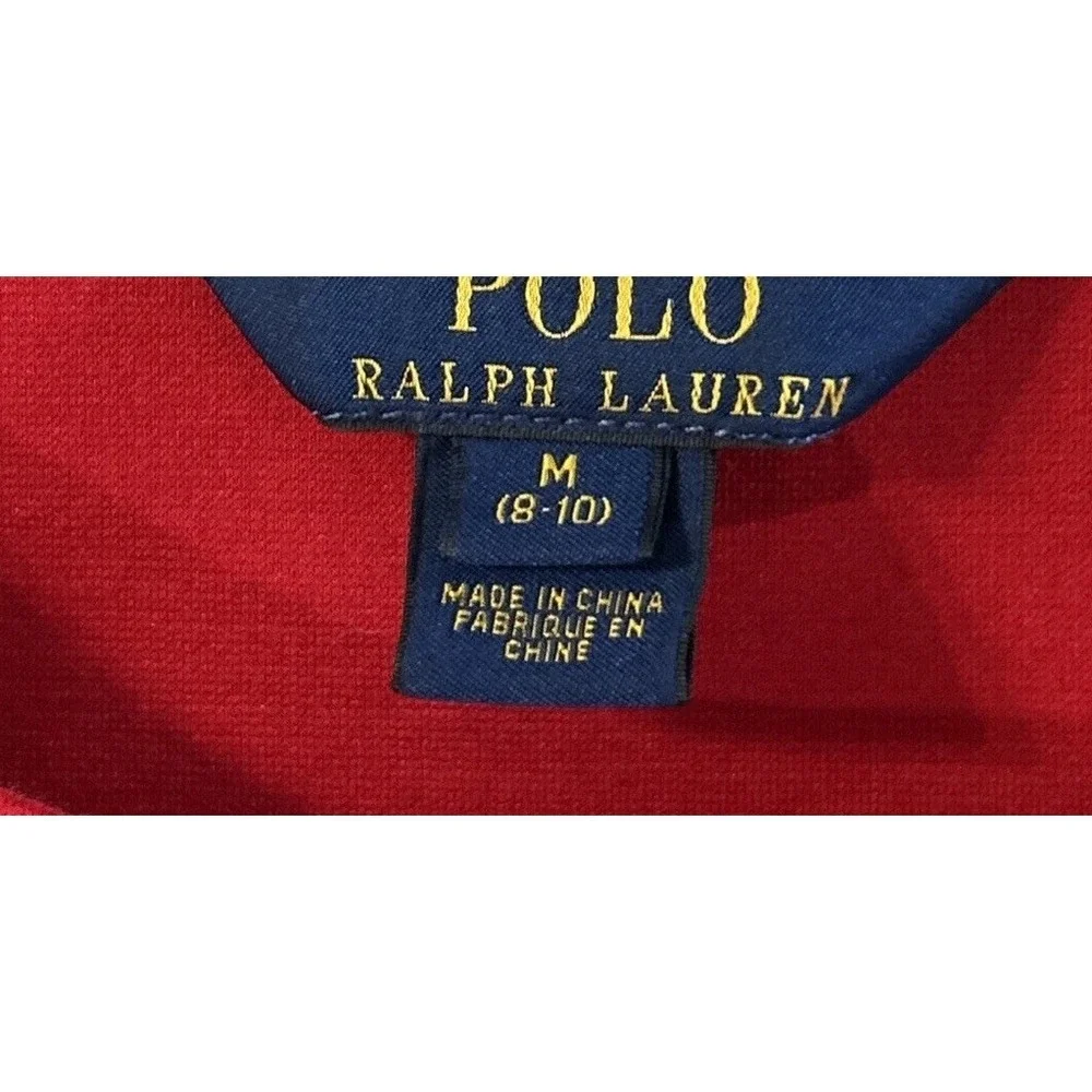 Girls Polo Ralph Lauren fit & flare shortsleeved skater style dress Sz 8-10 Med